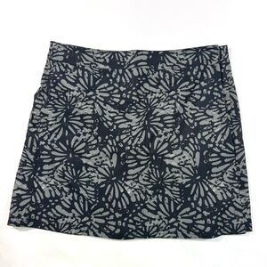 Rip Skirt Hawaii Length 2 Wrap Shibori Charcoal